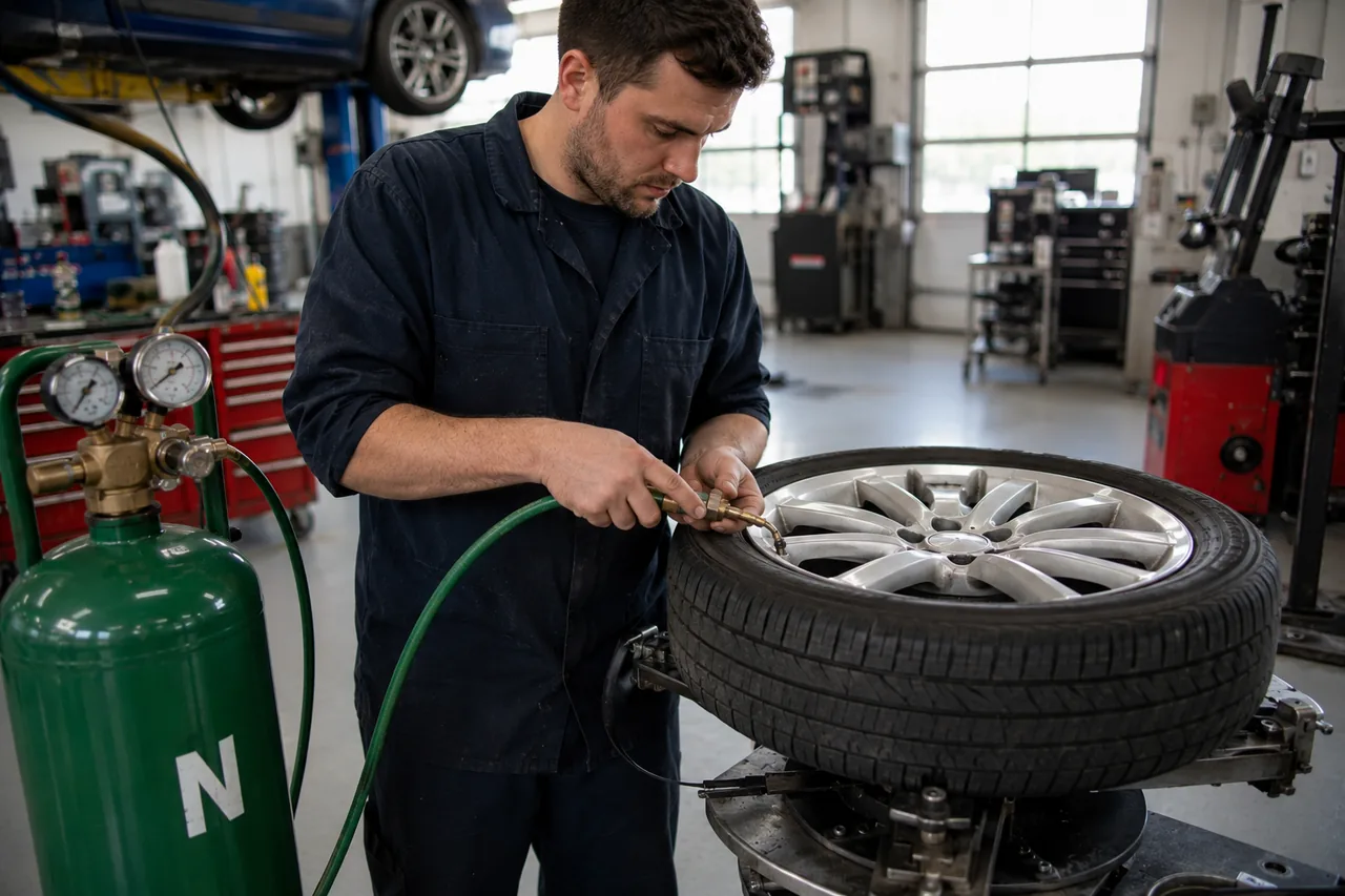 Nitrogen Tire Inflation at Big O Tires Ladysmith