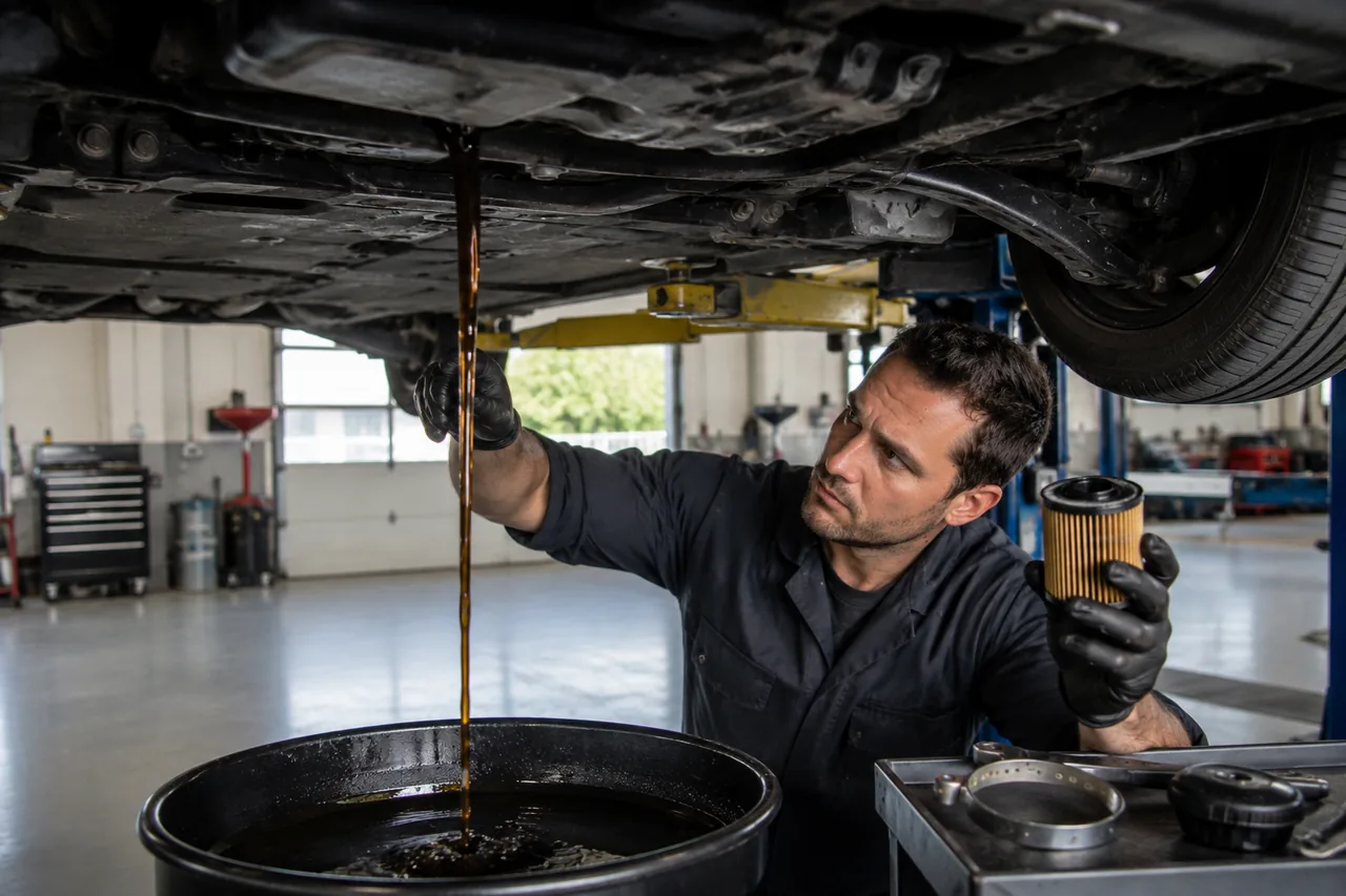 Lube, oil and filter service at Big O Tires Ladysmith